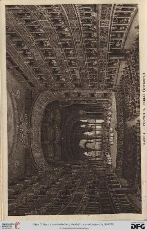 Napoli – Teatro S. Carlo (Interno) – Théâtre San Carlo (Intérieur) – San Carlo Theatre (Inside) – Kgl. Theater San Carlo (Das Innere)
