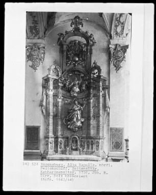 Seitenaltar: Katharinenaltar