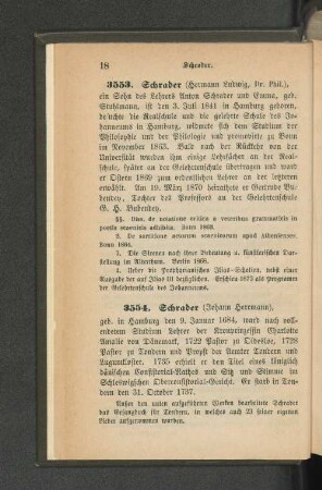 3554. Schrader (Johann Herrmann)