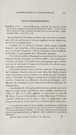 Bulletin des Sciences Mathèmatiques et Astronomiques.