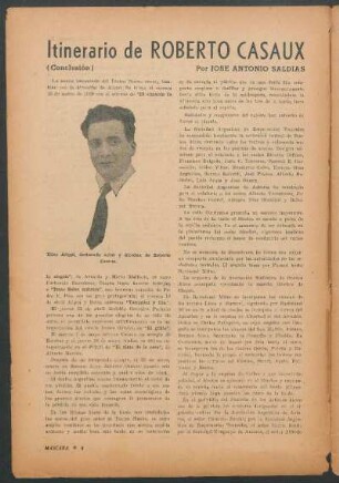 Itinerario de Roberto Casaux : (Conclusión)