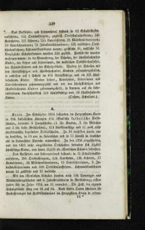 [Katholische Volksschulen im Herzogthum Krain]