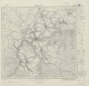 5403 (alte Nr.: 3151) Monschau, Meßtischblatt (4cm - Karte)