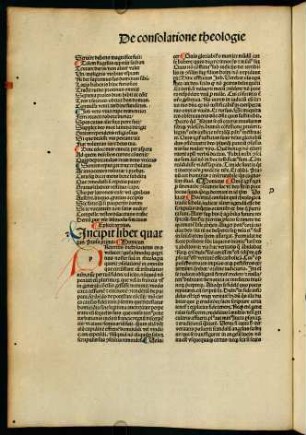 17v-22v, De consolatione theologie. Liber Quartus.