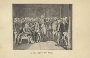 16. Zieten sitzt vor dem Könige