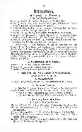 Medicinalwesen