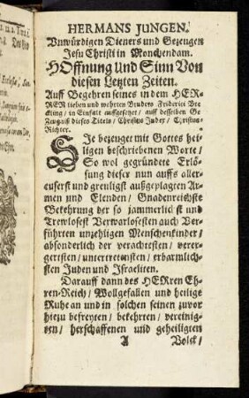 1-20 Hoffnung und Sinn von diesen letzten Seiten