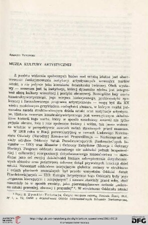 2: Muzea Kultury Artystycznej