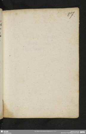 87r-88v: Leerseiten, mit Federprobe 88r