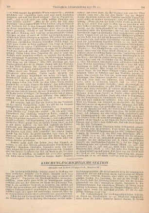 233-236 Kirchengeschichtliche Sektion