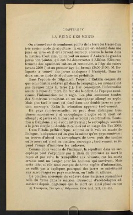 Chapitre IV. La reine des morts