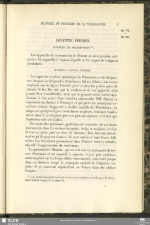 Chapitre Premier. Appareils De Transmission