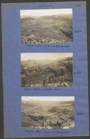 Vogesen 1916 - Blick vom Barrenkopf