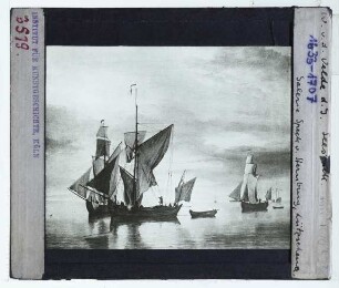 Velde (Willem d.J.), Schiffe auf ruhiger See (Leipzig MbK G 1573)