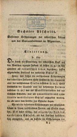 System des Tellurismus oder thierischen Magnetismus : ein Handbuch für Naturforscher und Aerzte. 2