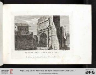 Veduta dell' Arco di Tito