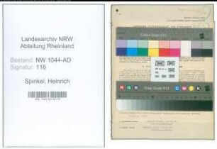 Entnazifizierung Heinrich Spinkel , geb. 22.03.1900 (Verwaltungsangestellter)
