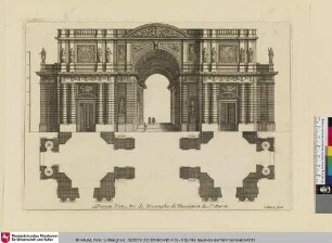 Dessein d'un Arc de Triomphe de l'Invention du Sr. Marot