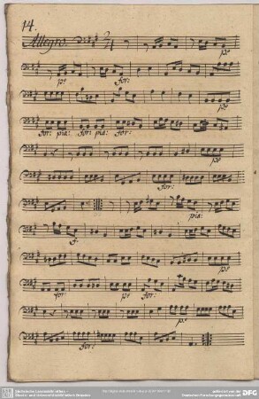 14. Allegro, A-Dur