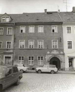 Dippoldiswalde, Markt 7. Wohnhaus. Straßenfront