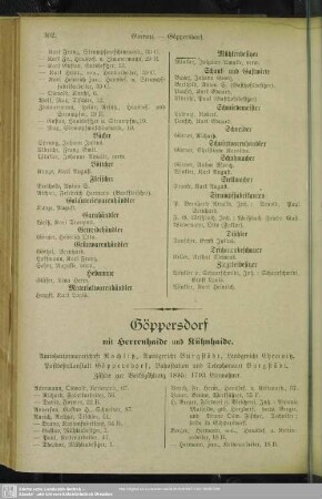 Göppersdorf mit Herrenhaide und Kühnhaide