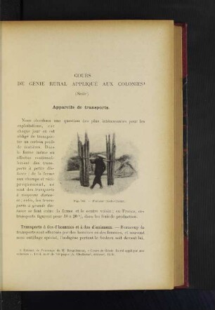 Cours De Génie Rural Appliqué Aux Colonies.