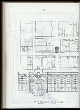 Plan der Oberneustadt, Entwurf von ca. 1720