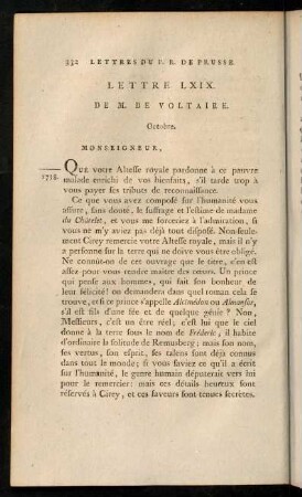 332-345, Lettre LXIX.-LXXIII.