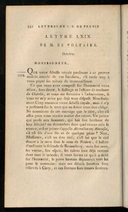 332-345, Lettre LXIX.-LXXIII.