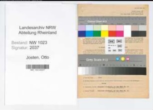 Entnazifizierung Otto Josten , geb. 14.02.1887 (Regierungsrat)