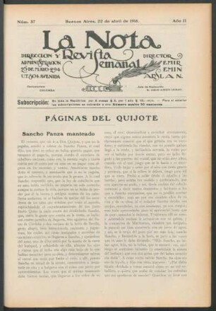Páginas del Quijote