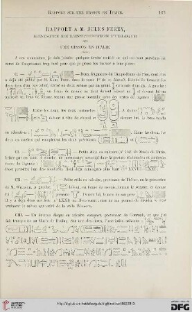 3: Rapport à M. Jules Ferry, ministre de l'instruction publique sur une mission en Italie, [2]