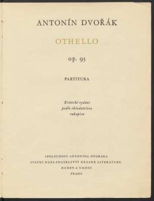 Othello : op. 93
