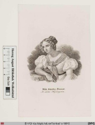 Bildnis Wilhelmine Schröder-Devrient