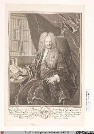 Bildnis Johann Burchard Mencke