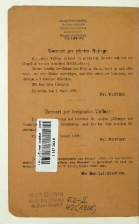 Vorwort zur dreizehnten Auflage