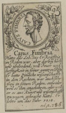 Bildnis des Gaius Flavius Fimbria