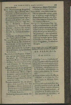 De Vermibus. Cap. LXXV