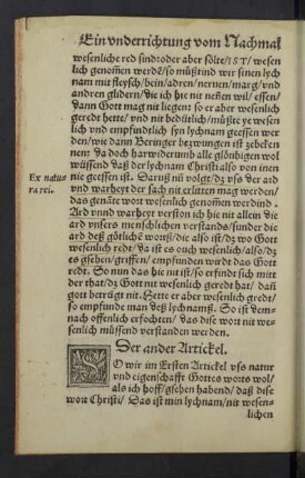 Der ander Artickel.