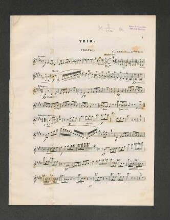 Trio. Violino.