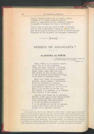 Alabanza al Señor