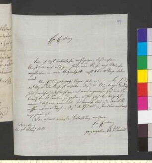 Brief von Seebeck, Thomas Johann an Goethe, Johann Wolfgang von