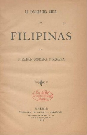 La inmigración china en Filipinas