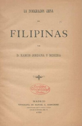 La inmigración china en Filipinas
