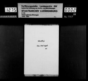 Bürgerrechtsangelegenheiten zu Unterwilflingen