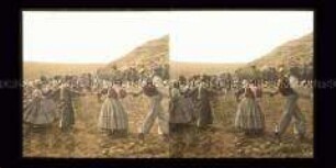 Tanz der indigenen Bevölkerung beim Nationalfest, La Paz