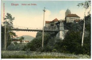 Elbogen. Schloss und Brücke
