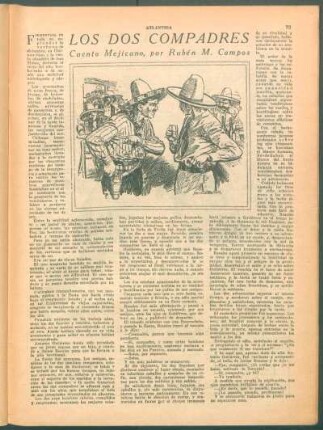 Los dos compadres : Cuento mejicano