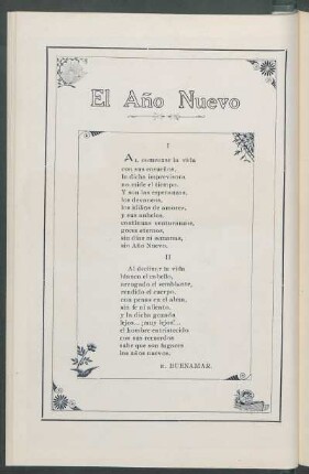 El Año Nuevo. [Poesía]