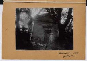 Grabkapelle, Werneuchen: Ansicht (aus: Skizzen- und Fotoalbum 29)
